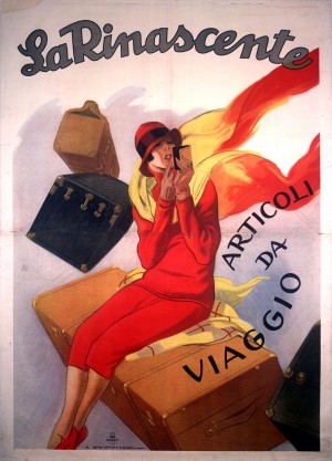 La Rinascente old poster